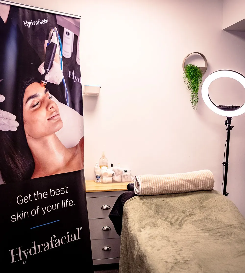 The HydraFacial treatment room at Skin and Beauty Box, Clifton Down, the only branch with the machine