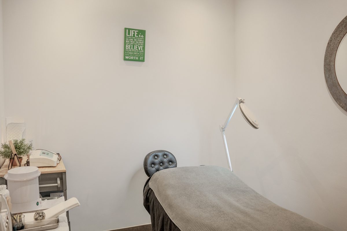 IPL treatment being performed